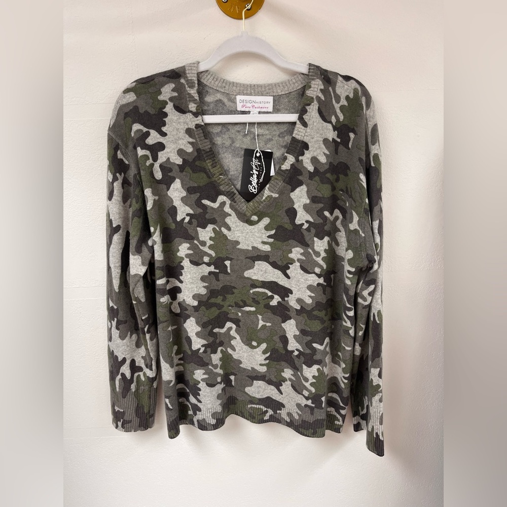 Camo sweater